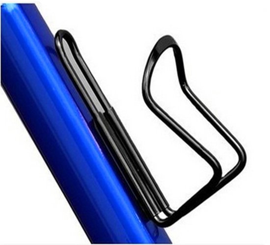 1x Bidonhouder aluminium - Mountainbike Racefiets bidonhouders - Bidonhouder -Bidonhouder fiets - Universele bekerhouder - Mountainbikes - Universele bekerhouder voor fietsen - Fiets - Hoogwaardige aluminium bidonhouder voor fietsen - Zwart — afbeelding 3