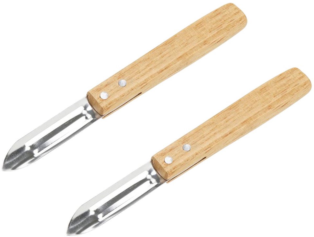 Set van 2 Econoom Nature Schilmesjes 16 cm Nirosta