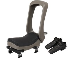 Urban Iki Junior fietszitje - Dragermontage - Suzume Grey/ Bincho Black