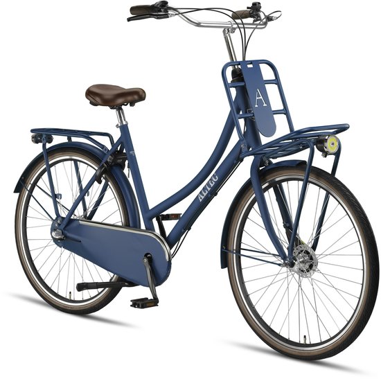 Altec Transportfiets dames Retro 28 Inch 50 cm Dames 3V Rollerbrake Donkerblauw van Altec — afbeelding 3