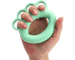 2 stuks handoefenballen, vingergreepversterkende oefenbal, siliconen stressballen voor volwassenen, handoefening, groene knijpbal voor artritis, ouderen, kinderen, handtherapietraining