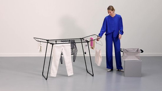 Brabantia HangOn Droogrek - 20 m - Inklapbaar wasrek - White