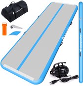 HOEXISUP hoogte 10 cm, trainingsmat, lengte 2/3/4/5 m, turnmat met elektrische pomp voor thuis/park en water HOEXISUP hoogte 10 cm, trainingsmat, lengte 2/3/4/5 m, turnmat met elektrische pomp voor thuis/park en water