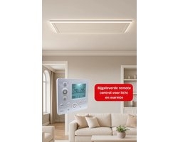 QH-HL Infrarood paneel met LED verlichting (400 - 840 Watt) - Wit - 700 Watt - 70 x 110 cm
