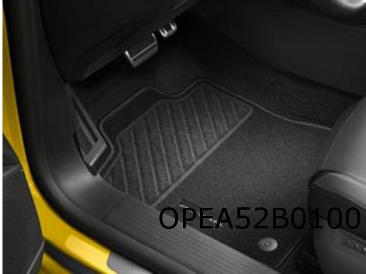 Opel Astra (1/22-) Mattenset (4x) naaldvilt zwart tekst "Astra" Origineel! 1674713280