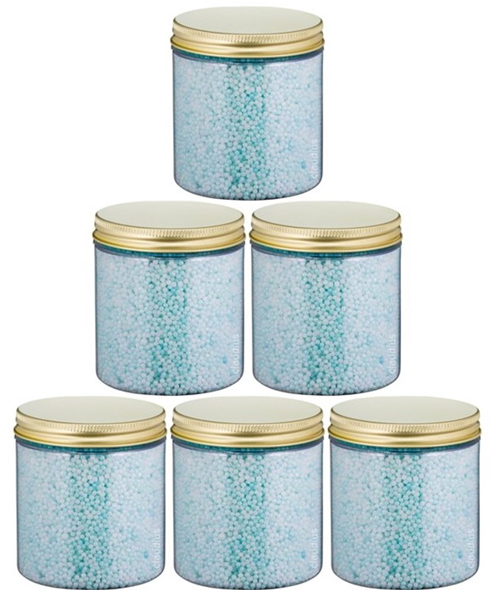 Badkaviaar Hamam - 200 gram - Pot met gouden deksel - set van 6 stuks - bad parels voor in bad