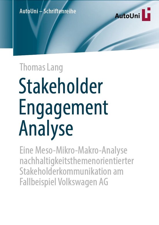 Computer Science and Engineering (German Language) - Stakeho ... - cover