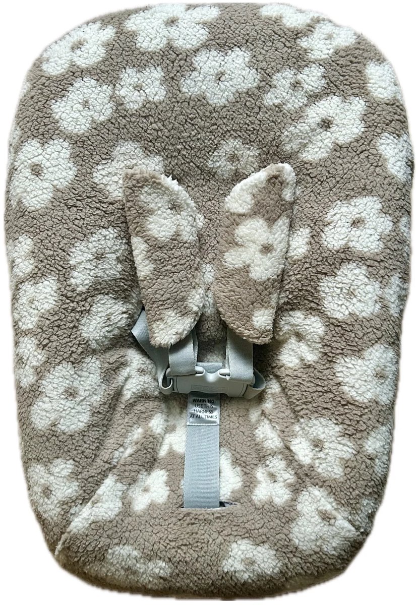 Julé Design Tripp Trapp new born hoes teddy bloemen taupe