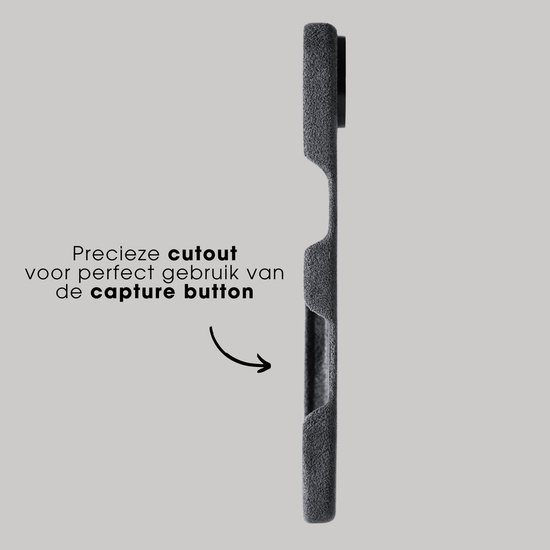 Coque de Luxe Alcanside pour Apple iPhone 17 Air – Coque antichoc Magsafe 360° – Coque Alcantara Premium – Protection optimale à 100 % – Gris sidéral