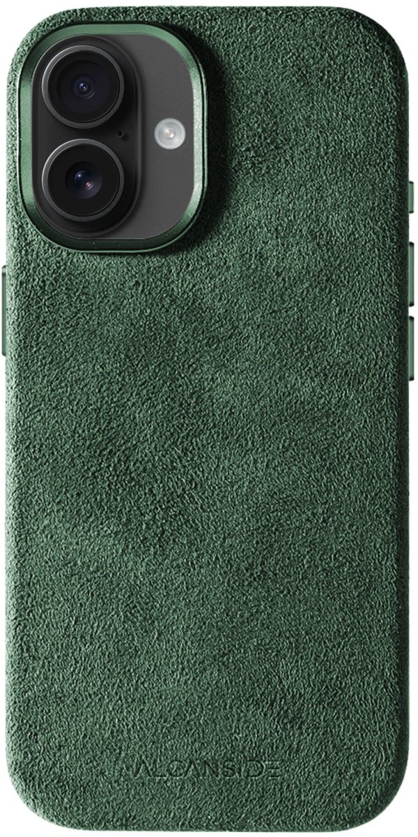 iPhone Alcantara Case - Midnight Green