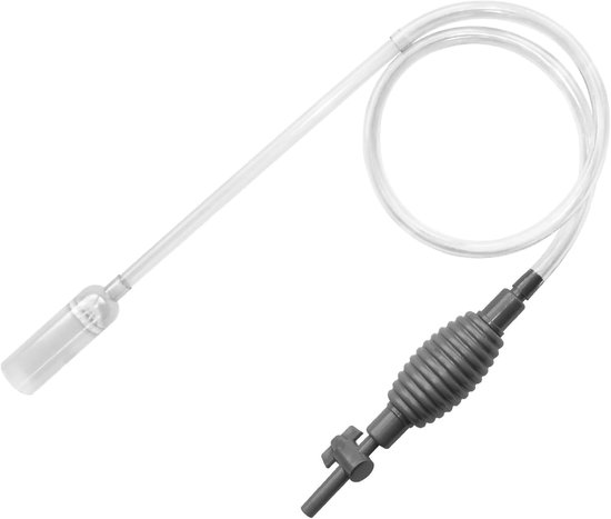 1 stuk - Waterververser voor aquariums - Handmatige waterververser voor aquariums - 1,7 m - Apparaat voor het verversen van het water in een aquarium - Reinigingsgereedschap voor aquariums