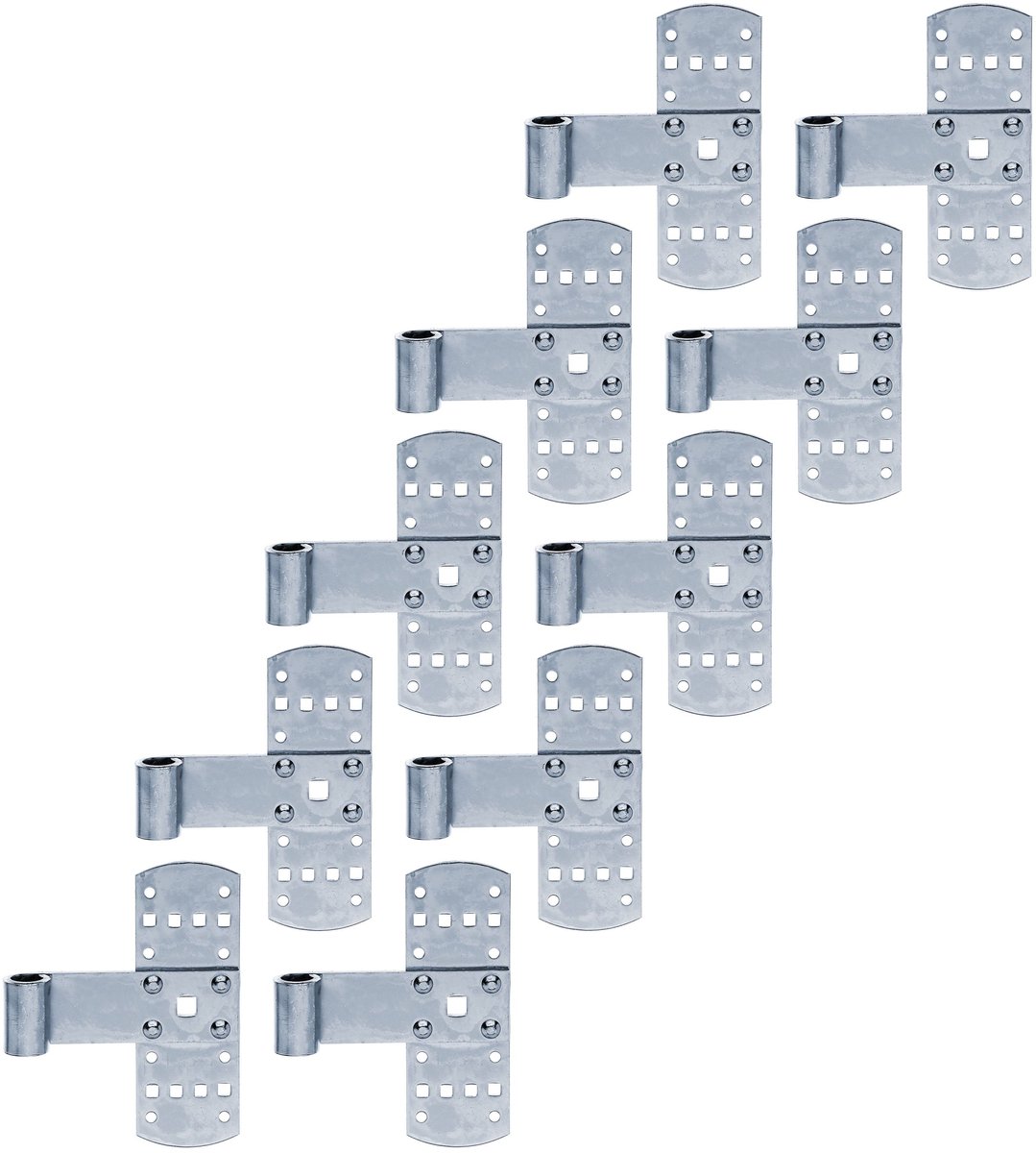 Alberts 823542 Kruisband | verzinkt blauw | 140 x 50 mm | Set van 10