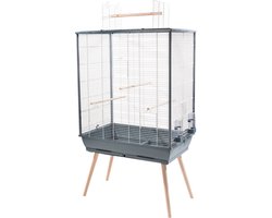Zolux vogelkooi neo jili grijs 81x48x132 cm