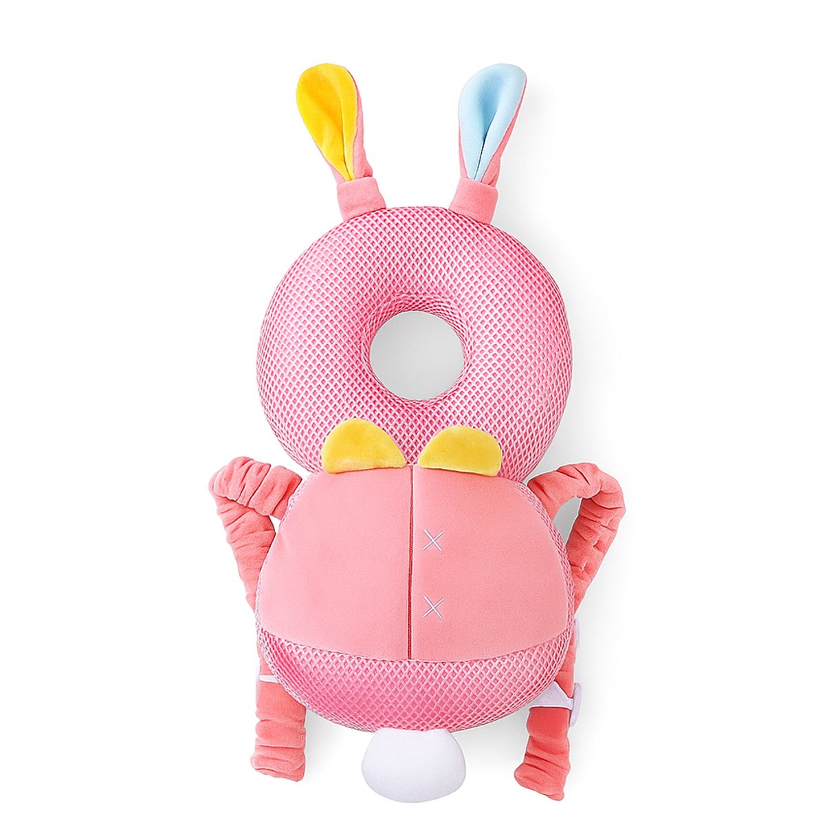 Babyhoofdbeschermer Rugzak, Peuter Hoofdbescherming Pad, Verstelbare Cartoon Baby Hoofdbeschermer Rugzak Dragen met Riem Veiligheidsproducten voor Wandelen Kruipen (Vliegende