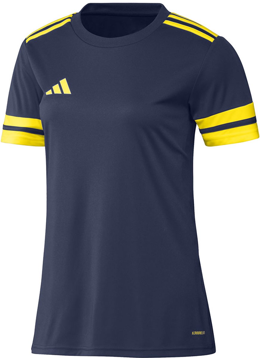 Adidas Squadra 25 T-shirt Met Korte Mouwen Blauw S Vrouw