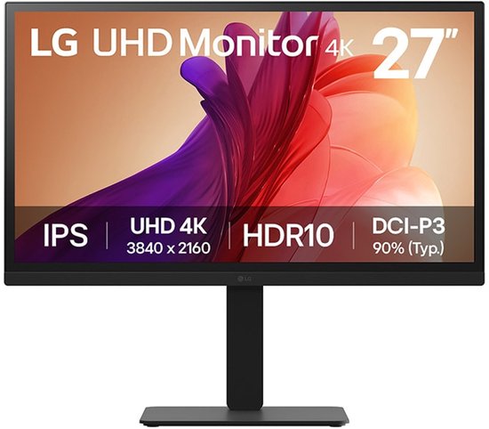 LG 27BA45U-B computer monitor 68,6 cm (27") 3840 x 2160 Pixels 4K Ultra HD Zwart