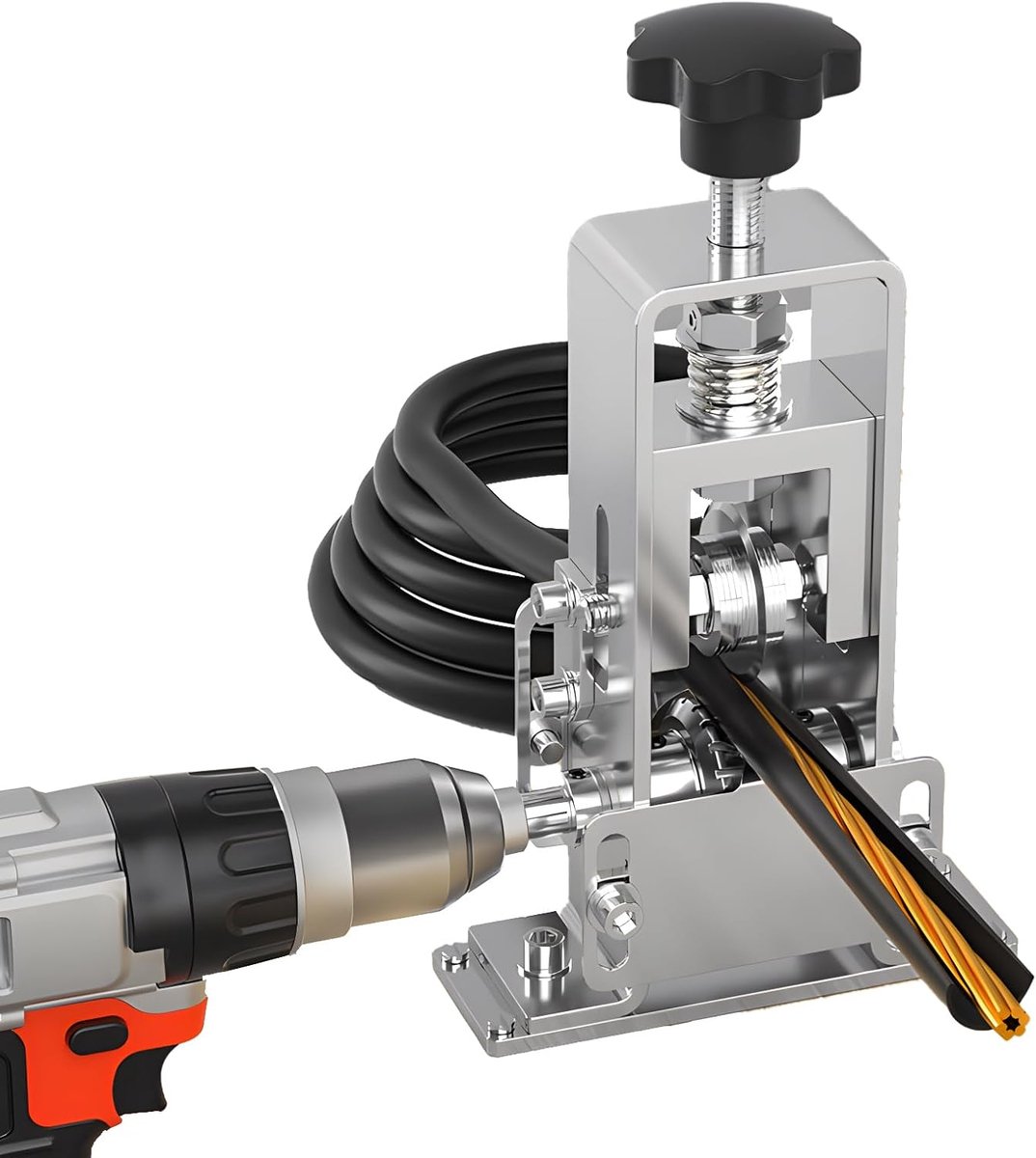 Draadstripper Handmatig - Kabelstripper Machine - Koper Strippen - Boormachine - 1-22mm