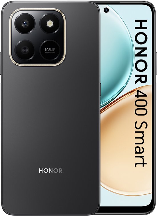 Honor 400 SMART 4G - 6 GB 128 GB - Zwart- 6500 mAh