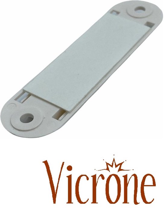 Vicrone® - Plissehordeur - Bevestigingsset - 2 stuks - Creme van Merkloos — afbeelding 2