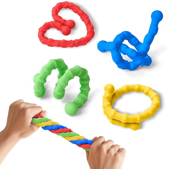 FriemelStick Flex – Siliconen Flexibele TextuurStick - Buigzaam en Stil - fidget - Handig voor in de klas