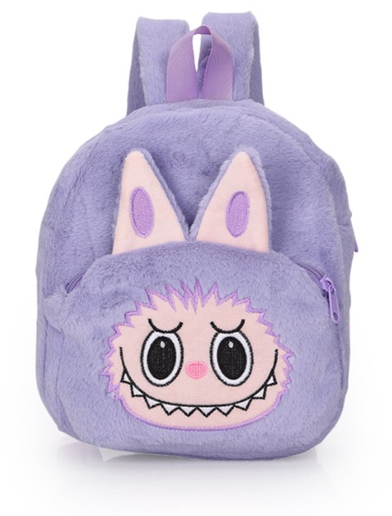 Joya Kids Fluffy Rugzak - 10 Liter - Licht Paars