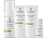 Drs Leenarts Vette-Onzuivere Huid-Set • Reiniger + Salicylzuur 2% Gel + Aanstiplotion + Dagcrème SPF30