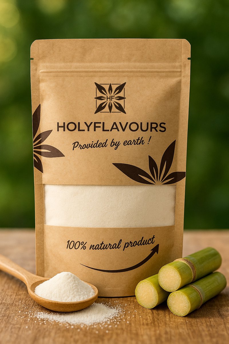 Poedersuiker Suikerriet - 100 gram - Holyflavours