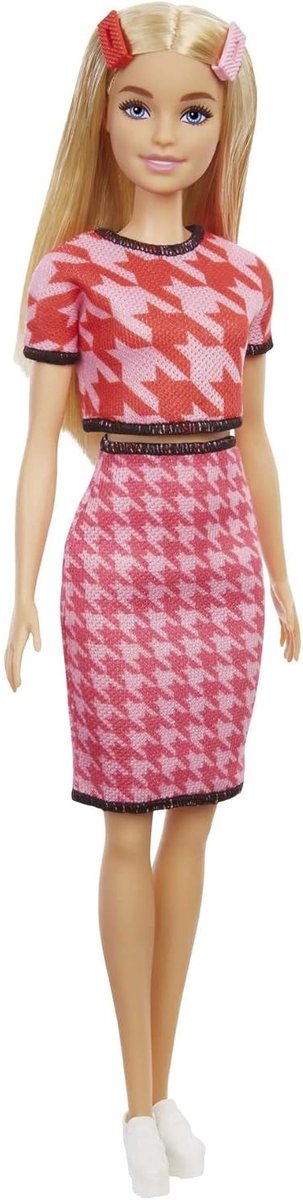 Barbie Fashionista Pop - oranje/roze topje & rokje