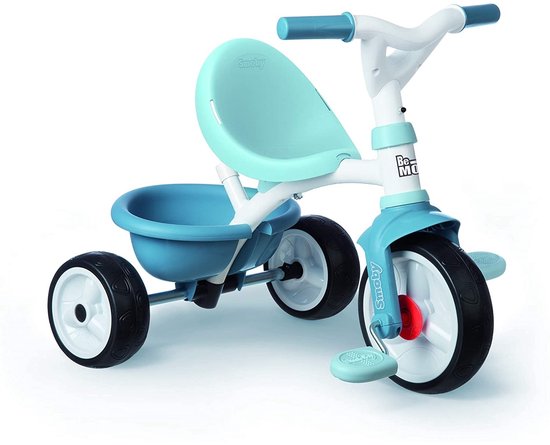 Smoby - Be Fun Blauwe Driewieler - Verstelbare en Afneembare Ouderlijke Wandelstok Tot 95 Cm - Veiligheidsgordel - Vanaf 15 Maanden - Gemaakt in Spanje Smoby - Be Fun Blauwe Driewieler - Verstelbare en Afneembare Ouderlijke Wandelstok Tot 95 Cm - Veiligheidsgordel - Vanaf 15 Maanden - Gemaakt in Spanje