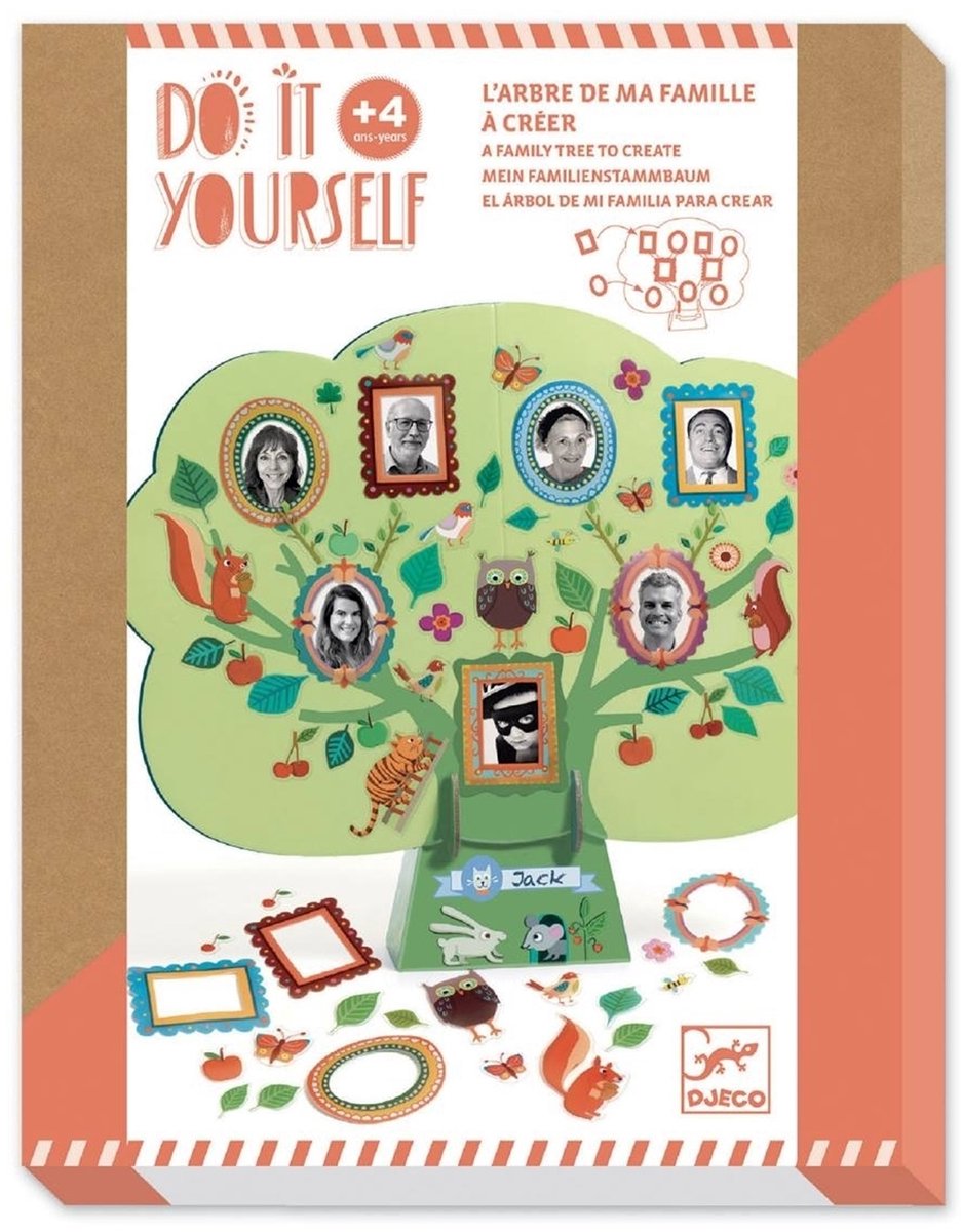 Djeco knutselpakket Do it yourself stamboom