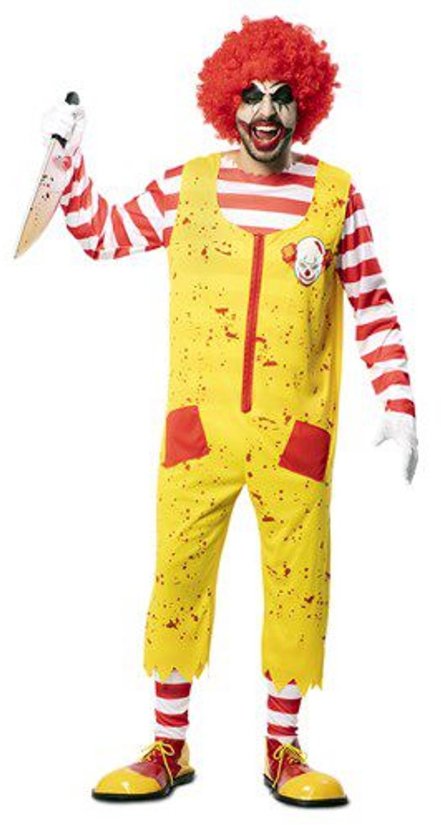 Killer Clown - 3-Delig - Volwassenen