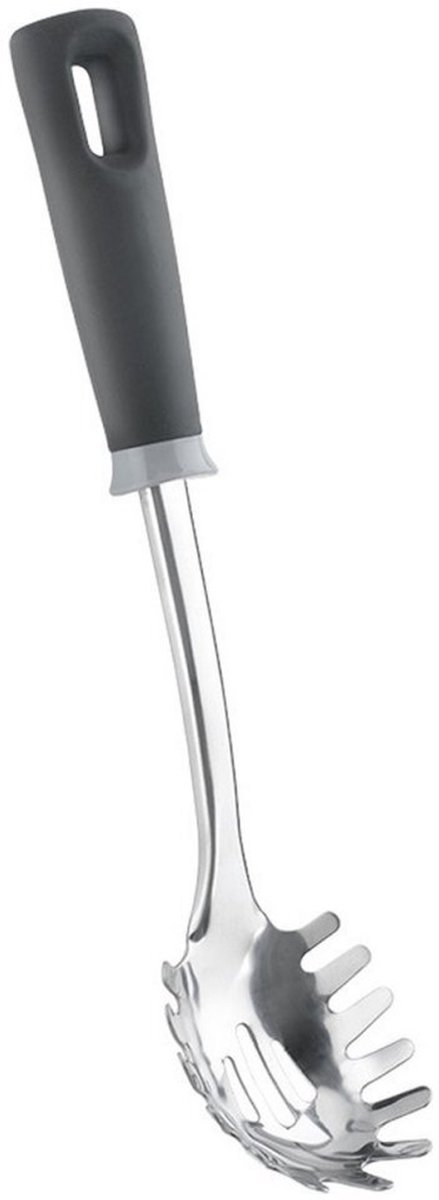Metaltex Maximo Spaghettilepel 30 cm RVS/Zwart