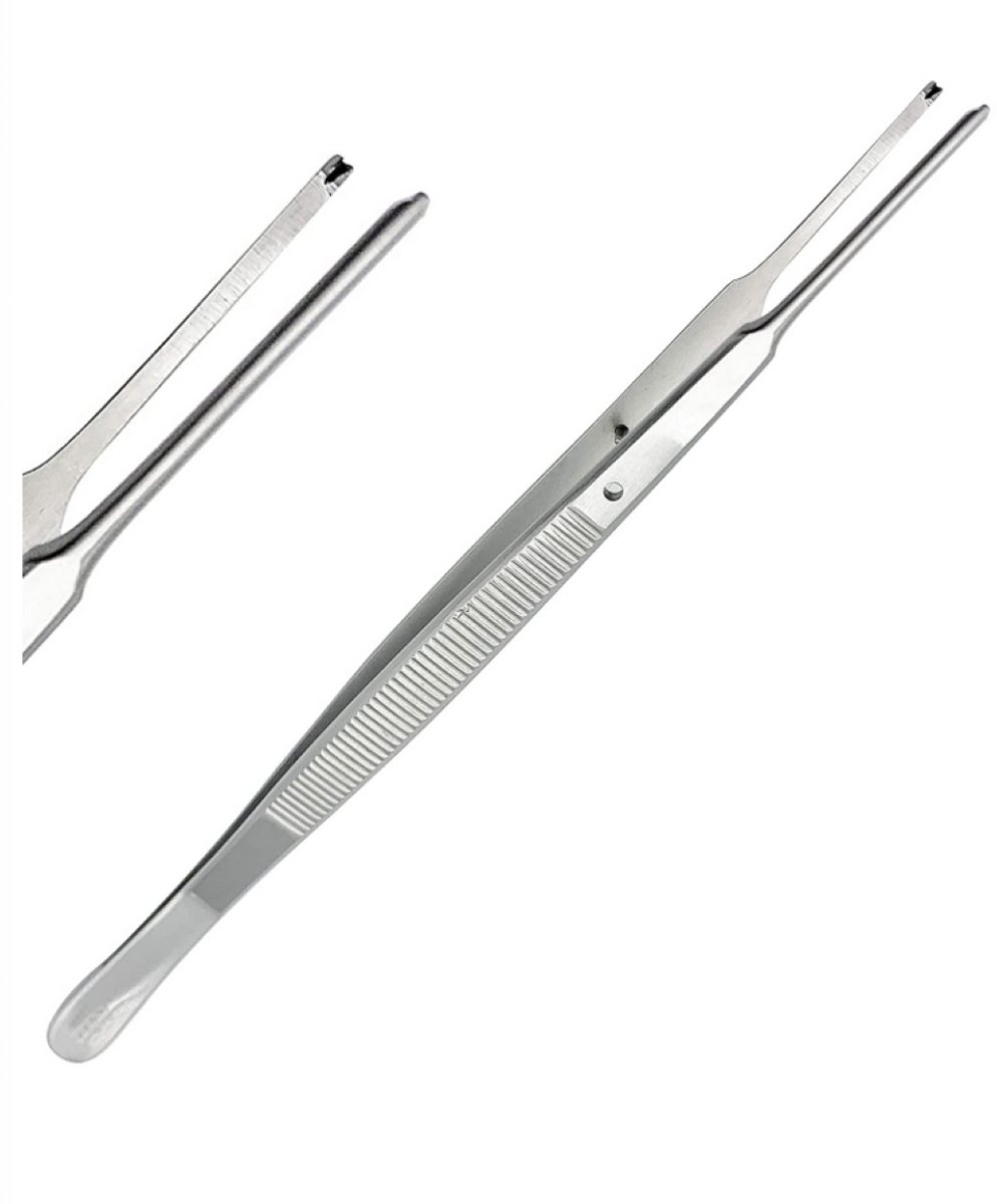 Belux Surgical Instruments / Gerald Dissecting pincet 1x2 17.5cm rvs