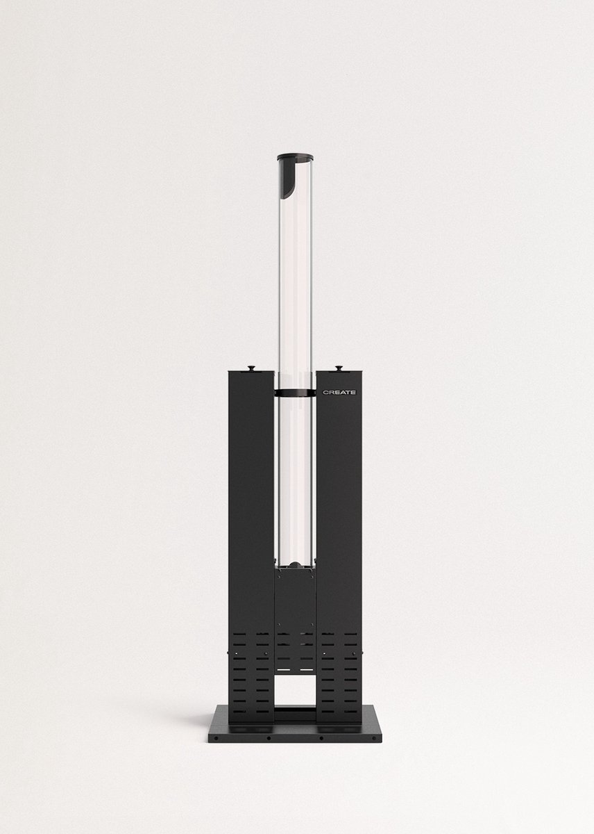CREATE - 8,2 kW rookvrije buitenpelletkachel - FIRE TUBE HEATER
