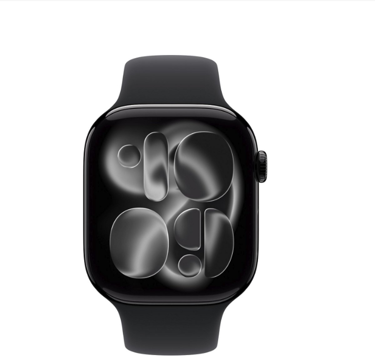 Apple Watch Series 11 gps - 46mm Aluminium Case - Black Sport Band M/l Smartwatch Jet