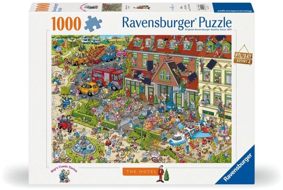 Ravensburger puzzel Holiday Resort 2 - The Hotel - Legpuzzel - 1000 stukjes