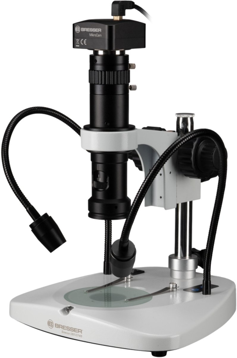 Bresser Microscoop - DST-0745 - Zoomoptiek voor digitale microscoop- en ultra-macro-opanemen - Incl. MikroCam SF 5.0 MP