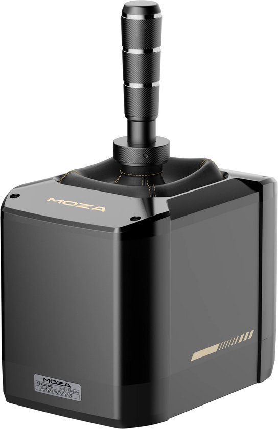 Pommeau de levier de vitesse Active Moza Racing + base AB9 – Levier de Feedback de Force avec Basis – Motif en H – Séquentiel – Modes frein à main