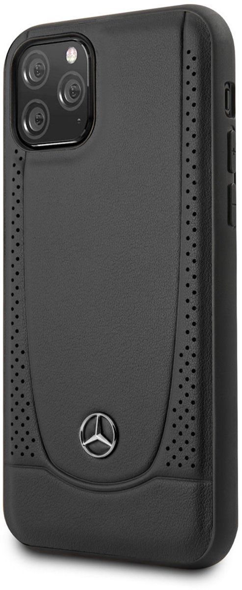 Mercedes-Benz New Urban Back Case - Geschikt voor Apple iPhone 11 Pro (5.8") - Zwart