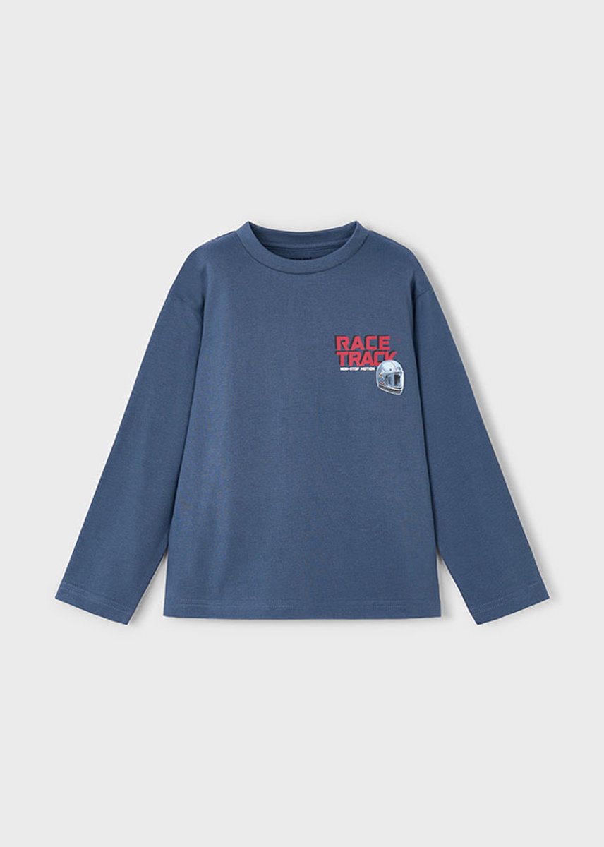 MAYORAL - Jongens hemd - Maat 98 - Jongens - blauw -