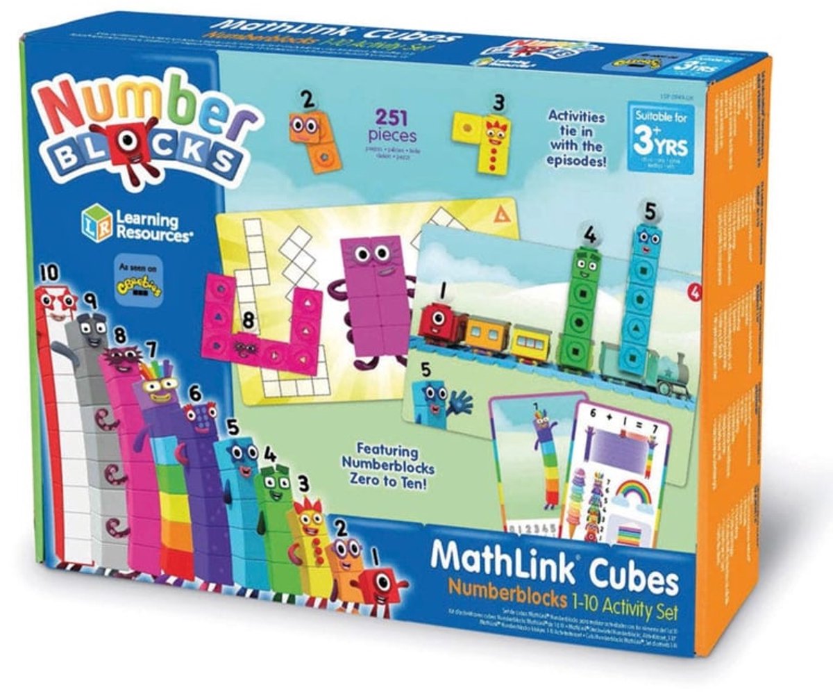Learning Resources MathLink® Cubes Numberblocks® 1-10 Activity Set - 3+ — afbeelding 20
