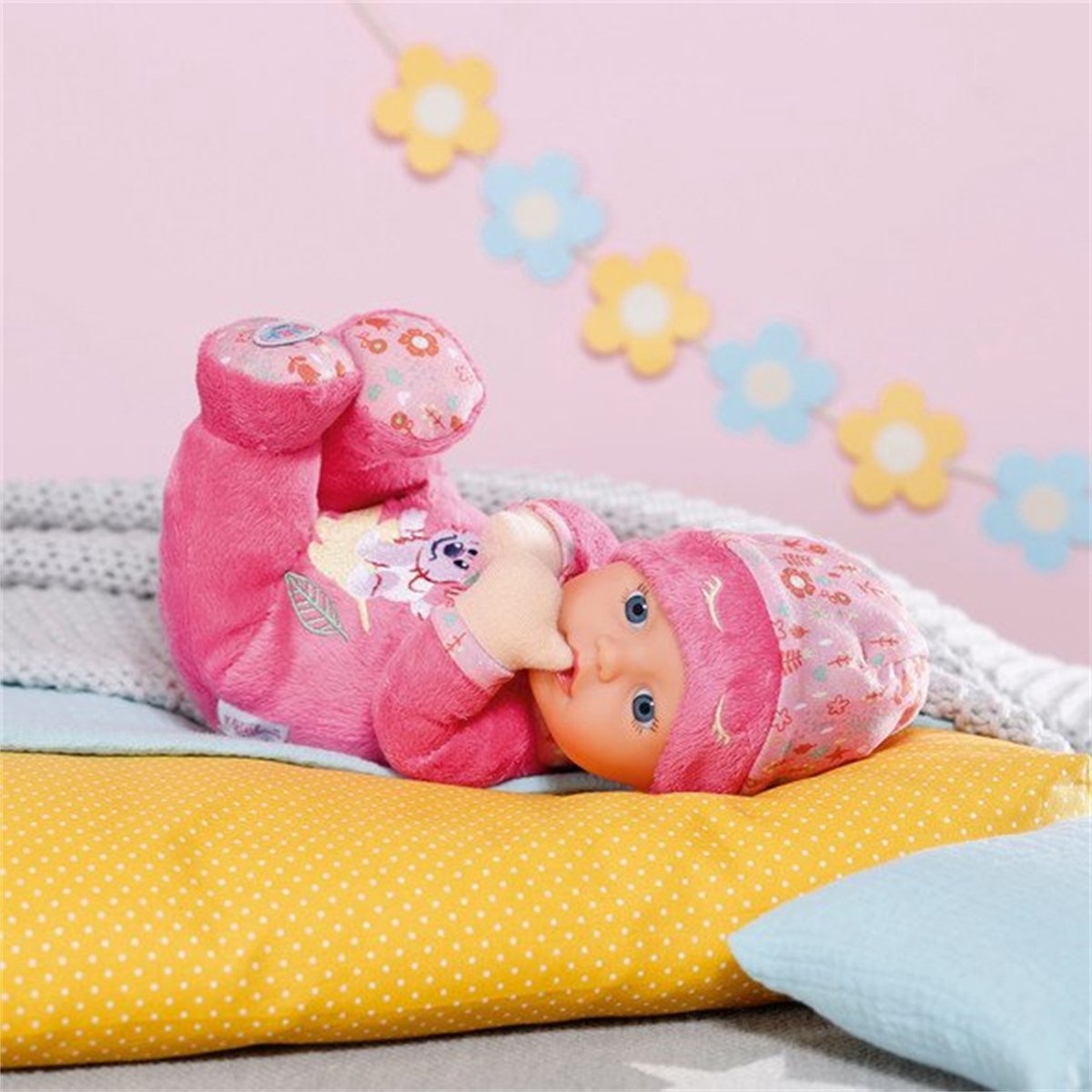 BABY born - Sleepy - Roze met Hondopdruk - Babypop - 30 cm — afbeelding 5