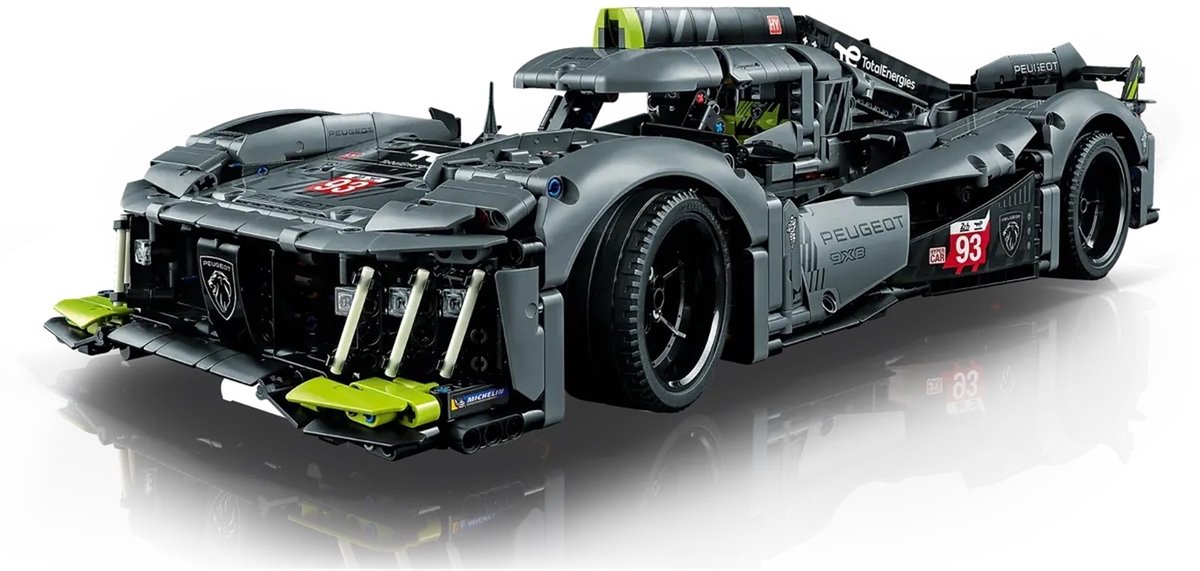 LEGO Technic PEUGEOT 9X8 24H Le Mans Hybrid Hypercar Modelauto Bouwpakket voor Volwassenen - 42156 — afbeelding 25