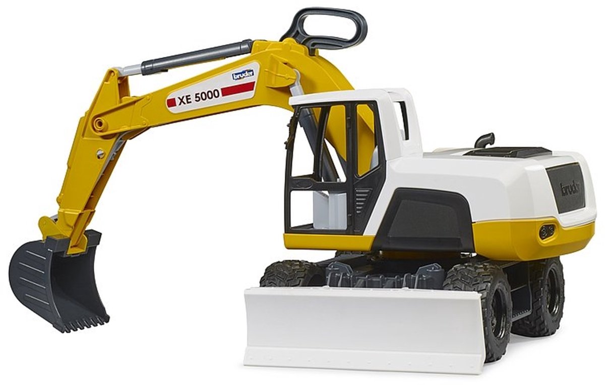 Bruder 03413 XE 5000 Graafmachine op wielen met draaibare bak thumbnail 3