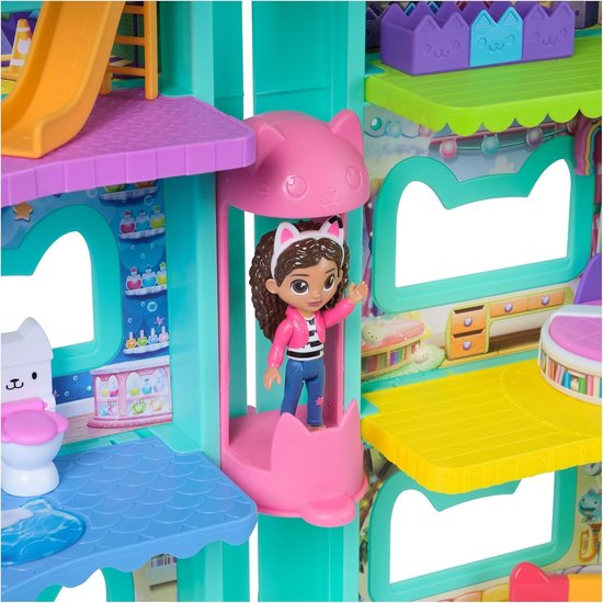 Gabby’s Poppenhuis De Film – Poppenhuis - + 60cm hoog - vanaf 3 jaar - met Speelfiguur & Accessoires