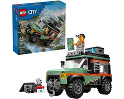 foto van LEGO City 4x4 terreinwagen voor in de bergen - 60447