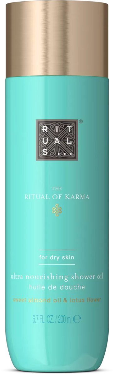 Rituals - Karma - Shower Oil 200 ml - Doucheolie 200 ml
