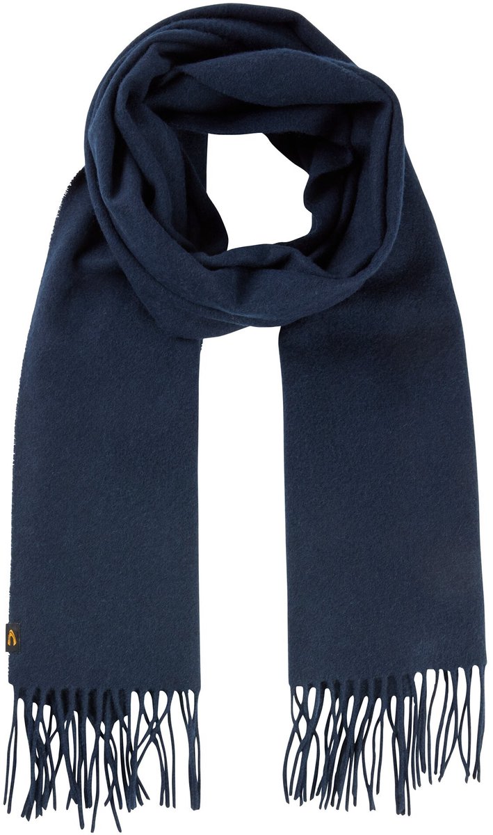 camel active Sjaal van zuivere wol - Maat menswear-OS - Marineblauw
