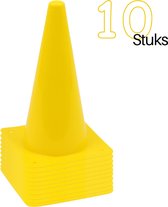 Gele Pionnen 10 stuks - 31 cm Sport pionnen - Kegels Geel