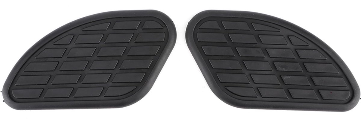 Universele Motorfiets Tank Pads - Knie Pad Grip Decals - Zwart